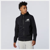 NB Essentials Stacked Full Zip Hoodie | New Balance Clothing - Men
