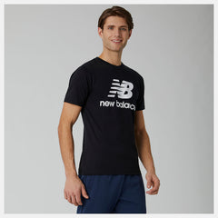 Essentials Stacked Logo Tee | New Balance Clothing - Men