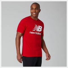 Essentials Stacked Logo Tee | New Balance Clothing - Men