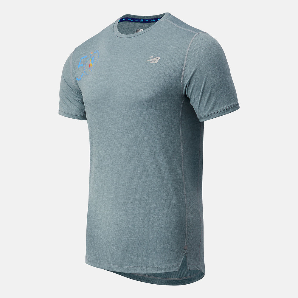 NYC Marathon Impact Run Short Sleeve | New Balance Clothing - Men