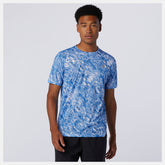 NYC Marathon Printed Impact Run Short Sleeve | New Balance Clothing - Men
