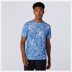 NYC Marathon Printed Impact Run Short Sleeve | New Balance Clothing - Men