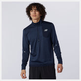 NB Heat Grid Half Zip | New Balance Clothing - Men