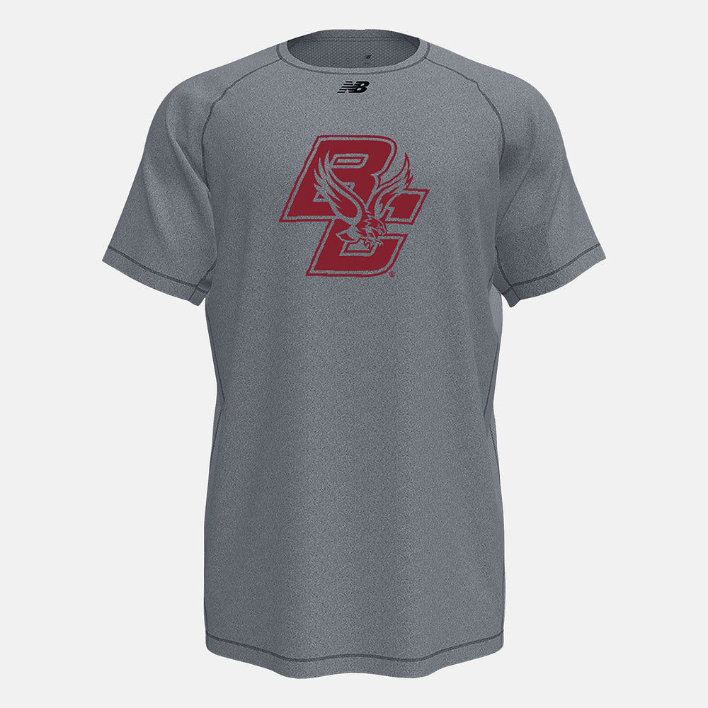 Raglan Tech Tee(Boston College) | New Balance Clothing - Men