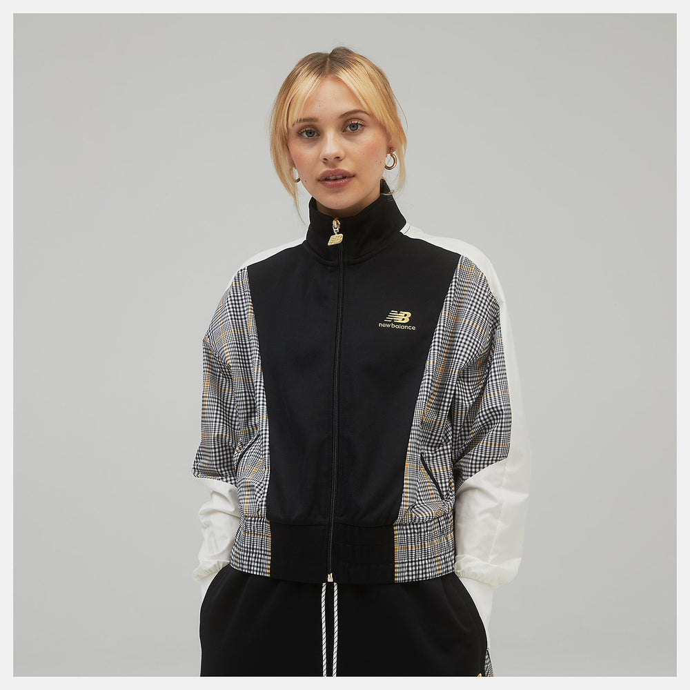 NB Athletics Higher Learning Stripe Track Jacket | New Balance Clothing - Women