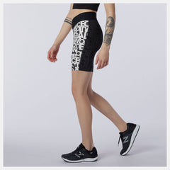 Relentless Printed Fitted Short | New Balance Clothing - Women