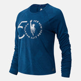 NYC Marathon Q Speed Fuel Jacquard Long Sleeve | New Balance Clothing - Women