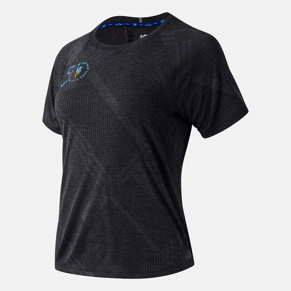 NYC Marathon Q Speed Fuel Jacquard Short Sleeve | New Balance Clothing - Women