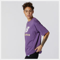NB Essentials Stacked Logo Tee | New Balance Clothing - Women