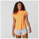 Q Speed Fuel Jacquard Short Sleeve | New Balance Clothing - Women