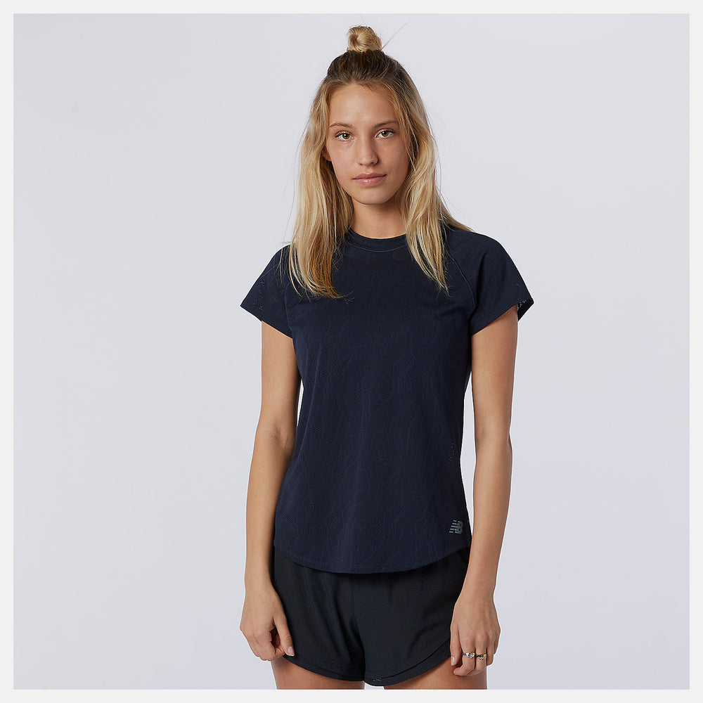Q Speed Fuel Jacquard Short Sleeve | New Balance Clothing - Women