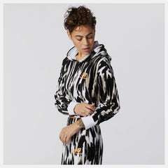 NB Athletics Collide Printed Terry Hoodie | New Balance Clothing - Women