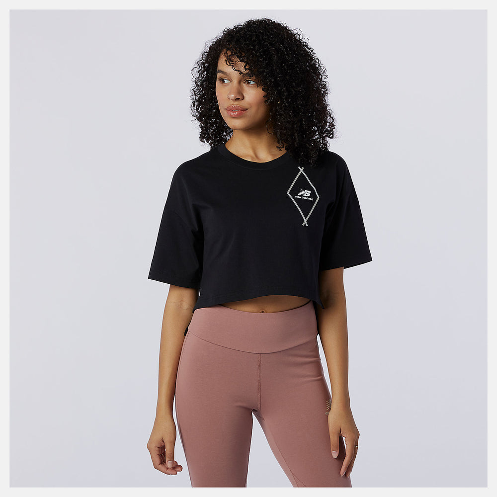 NB Athletics Argyle Graphic Tee | New Balance Clothing - Women