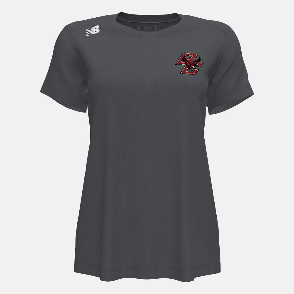 NB Short Sleeve Tech Tee(Boston College) | New Balance Clothing - Women
