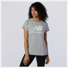 Essentials Stacked Logo Tee | New Balance Clothing - Women