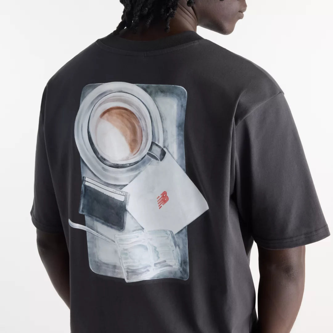 Grey Days Coffee Oversized T-Shirt - New Balance Clothing