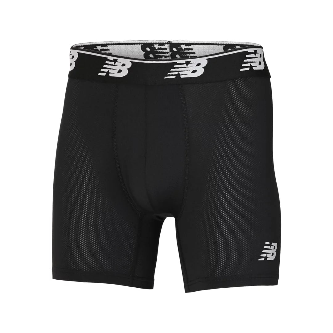 Mens Mesh 5 Inch Boxer Brief No Fly 3 Pack - New Balance Accessories