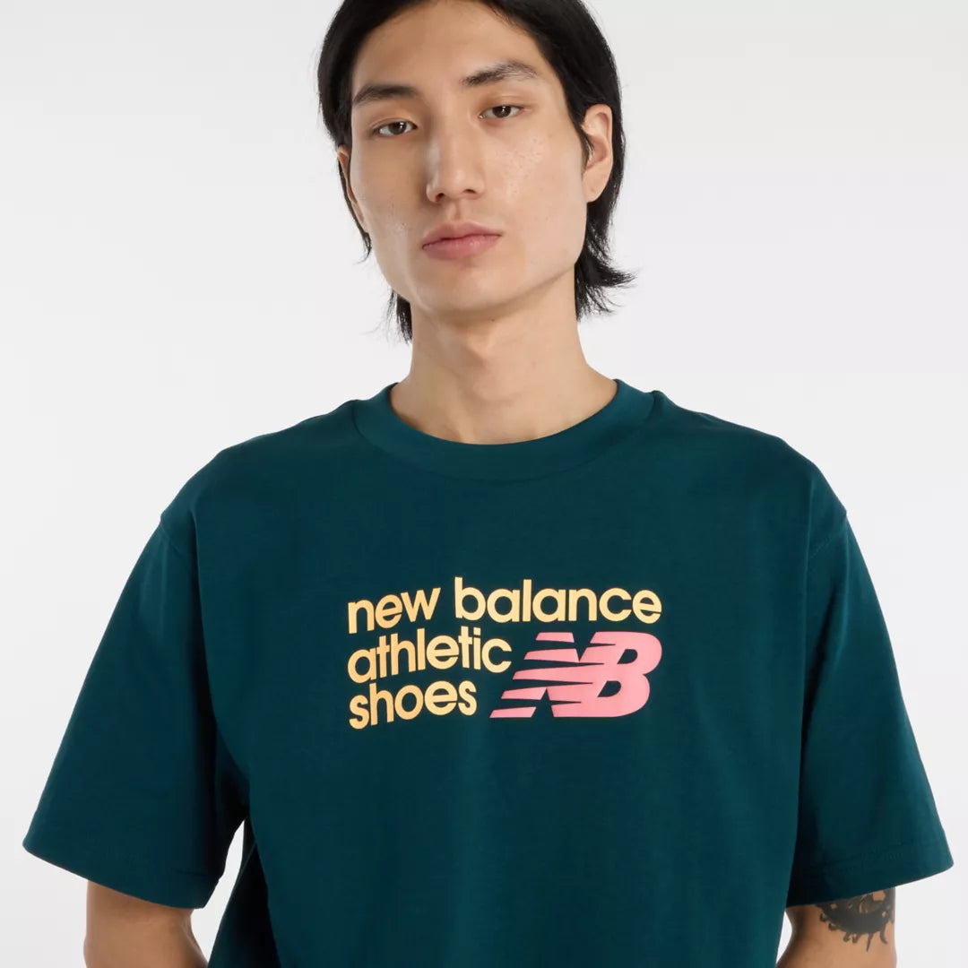 Athletics Premium Relaxed Chest Logo T-Shirt - New Balance Clothing