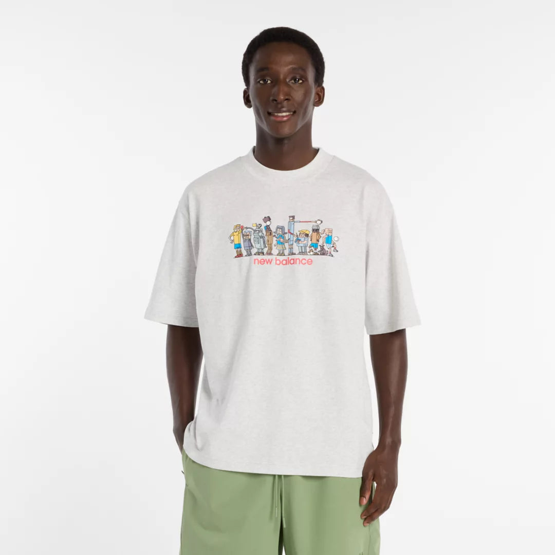 Ghica Line Up Oversized T-shirt - New Balance Clothing