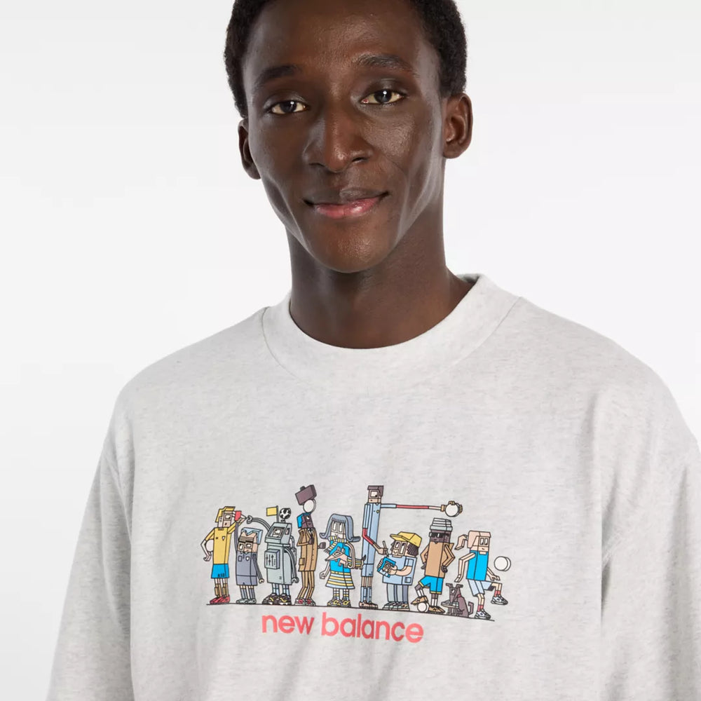 Ghica Line Up Oversized T-shirt - New Balance Clothing