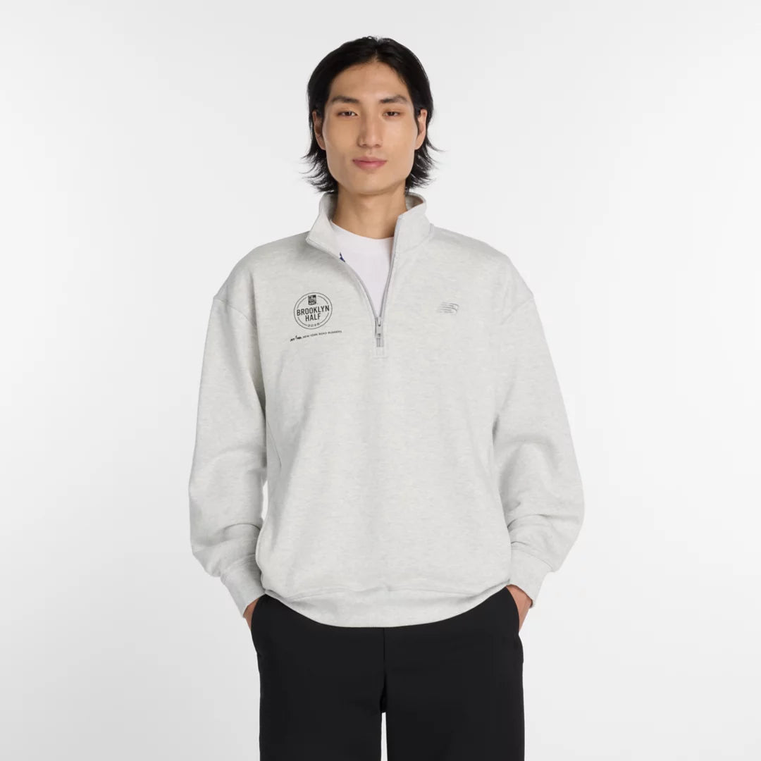 RBC Brooklyn Half Athletics Fleece 1/2 Zip - New Balance Clothing