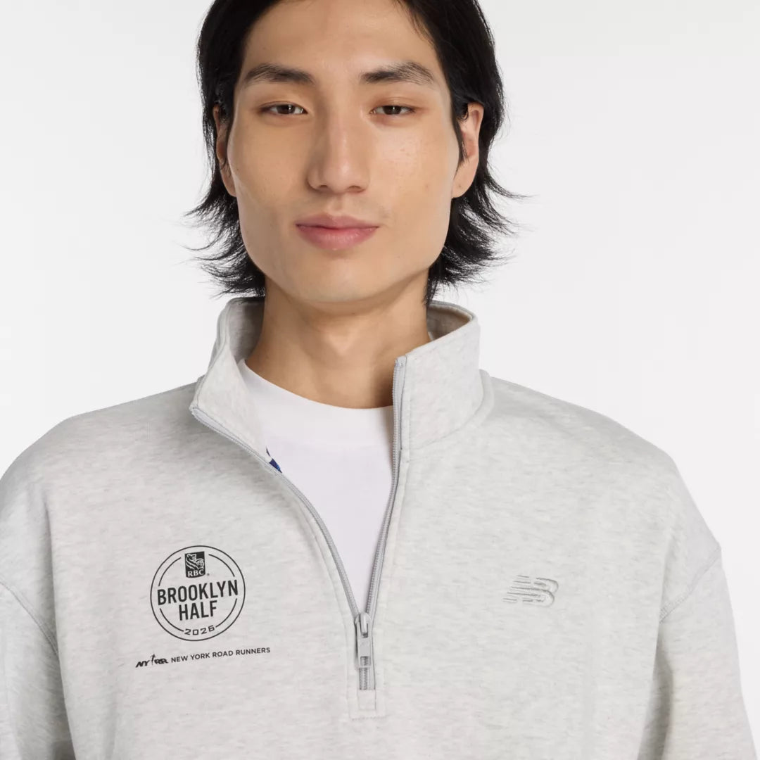 RBC Brooklyn Half Athletics Fleece 1/2 Zip - New Balance Clothing