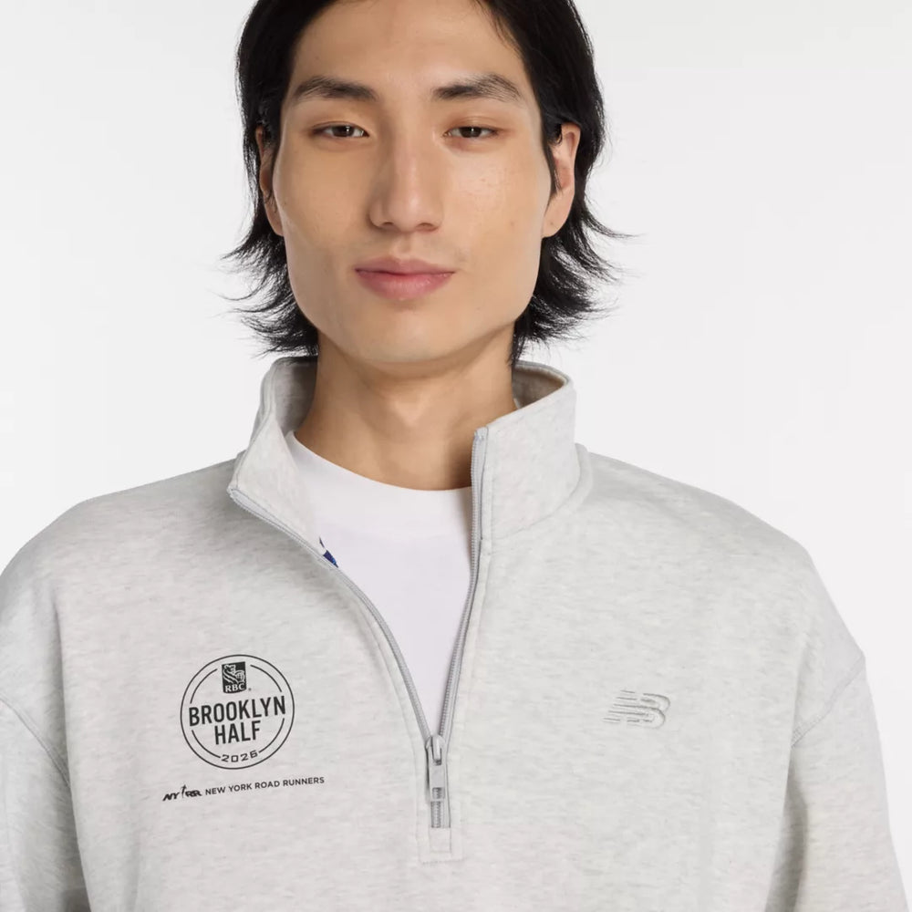 RBC Brooklyn Half Athletics Fleece 1/2 Zip - New Balance Clothing