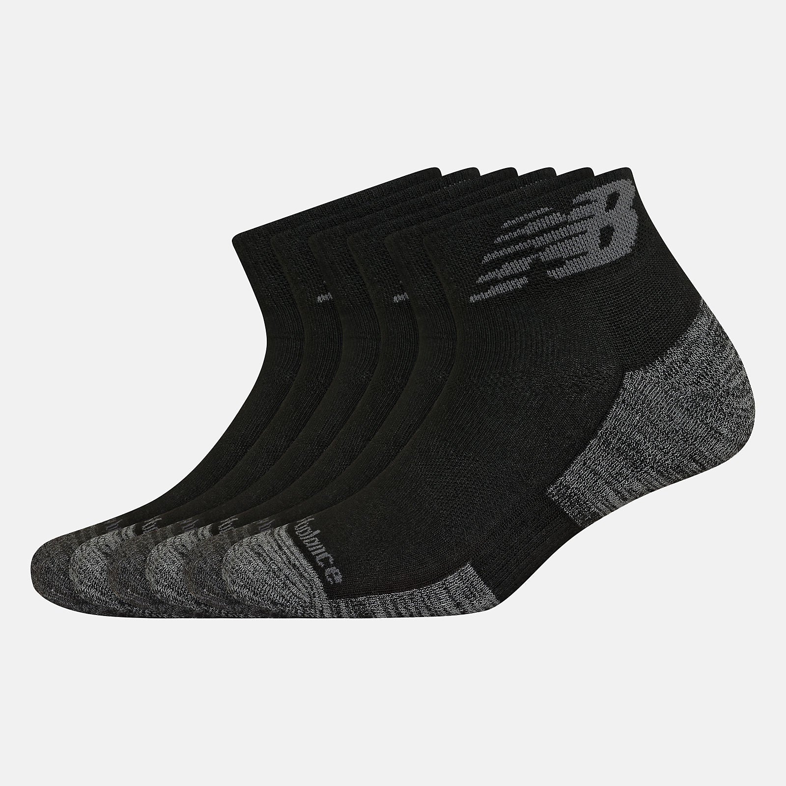 Performance Cushion Quarter Socks 6 Pack | New Balance Accessories - Women / Men
