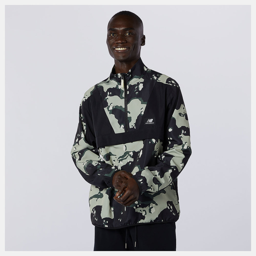 NB Essentials Camo Anorak | New Balance Clothing - Men