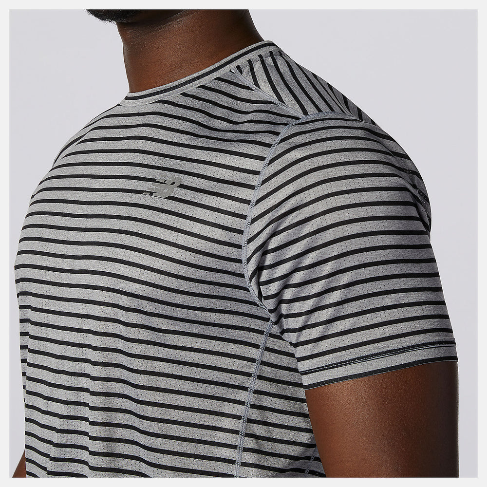 Printed Impact Run Short Sleeve | New Balance Clothing - Men