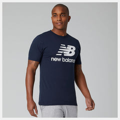 Essentials Stacked Logo Tee | New Balance Clothing - Men