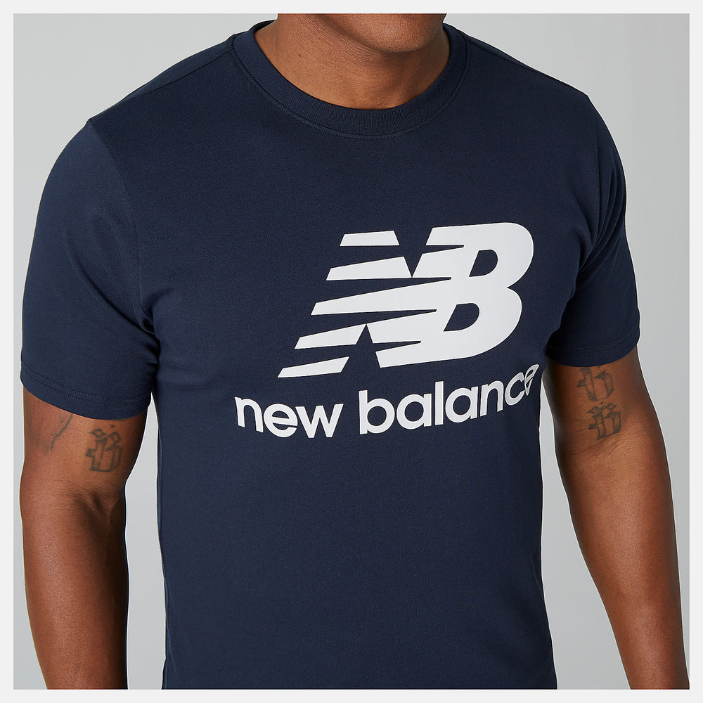 Essentials Stacked Logo Tee | New Balance Clothing - Men