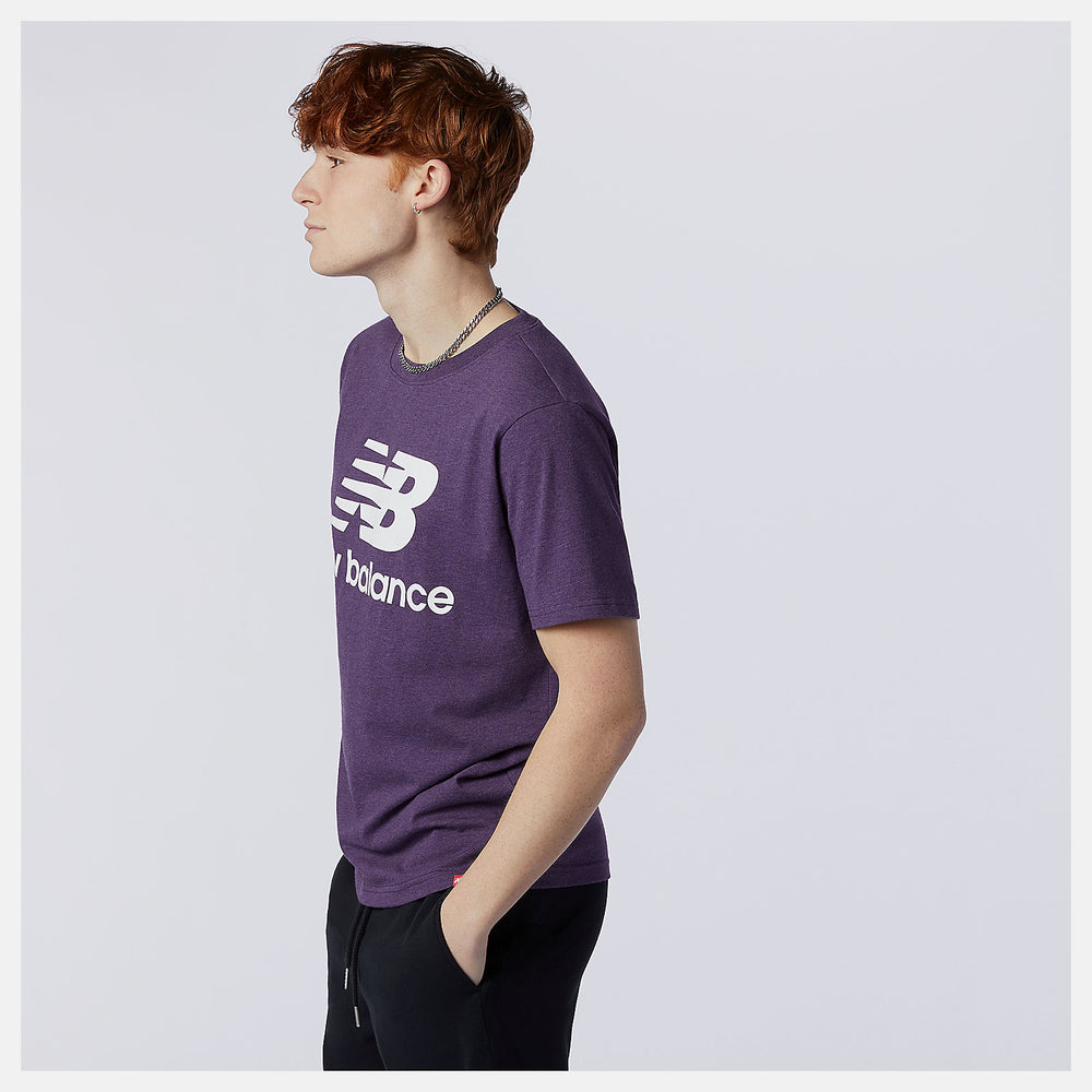 Essentials Stacked Logo Tee | New Balance Clothing - Men