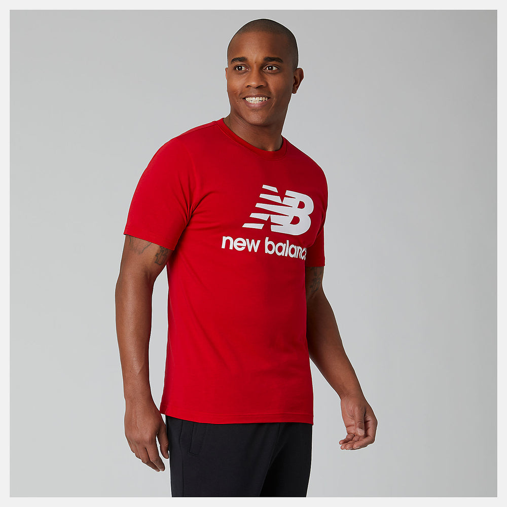 Essentials Stacked Logo Tee | New Balance Clothing - Men