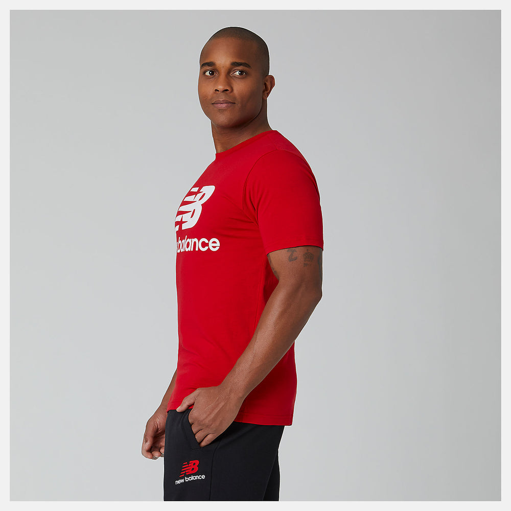 Essentials Stacked Logo Tee | New Balance Clothing - Men