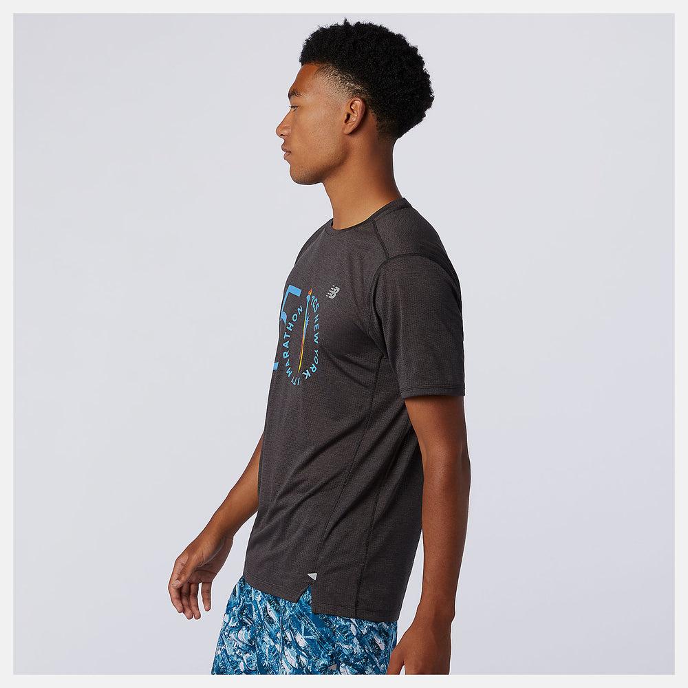 NYC Marathon Impact Run Short Sleeve | New Balance Clothing - Men