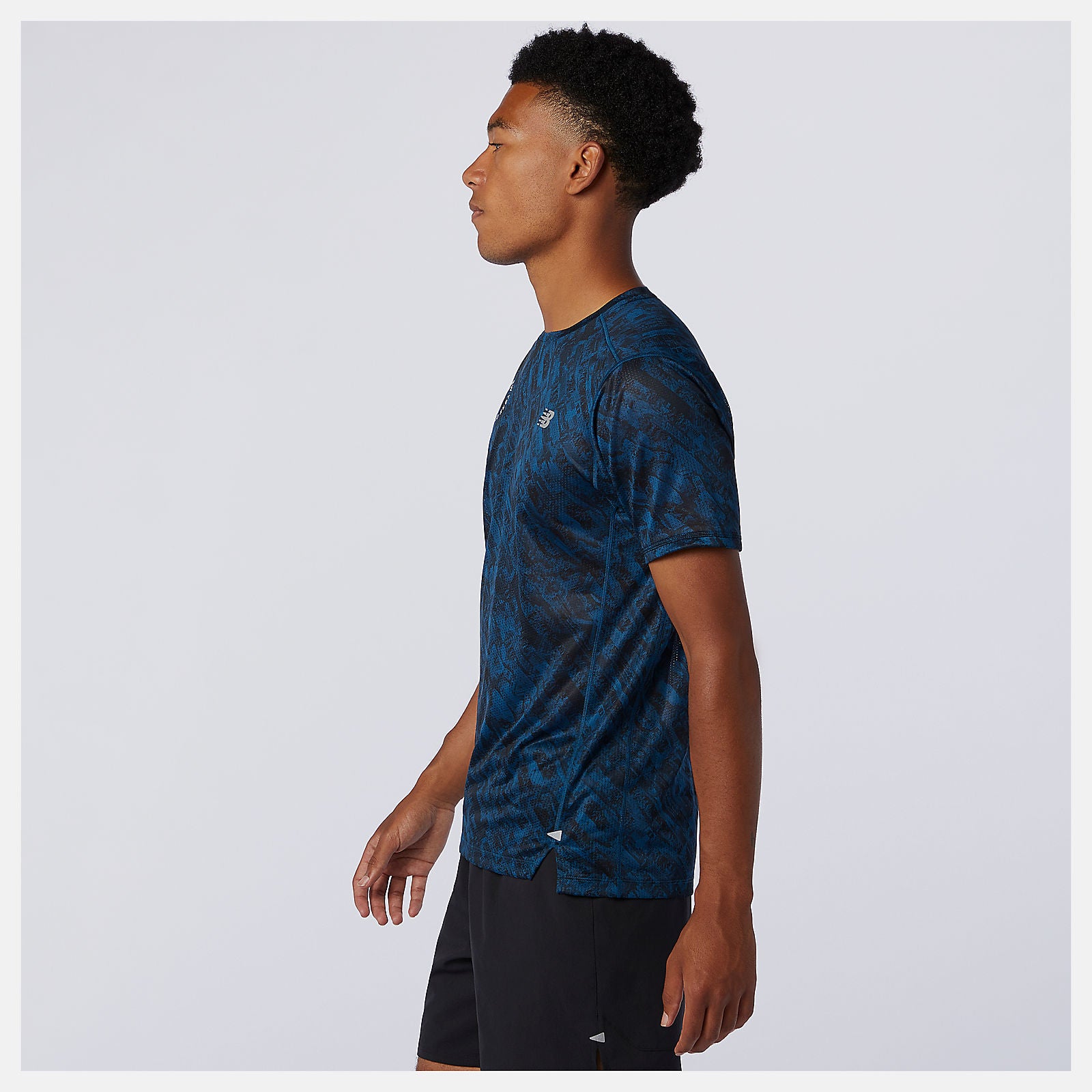 NYC Marathon Printed Impact Run Short Sleeve | New Balance Clothing - Men