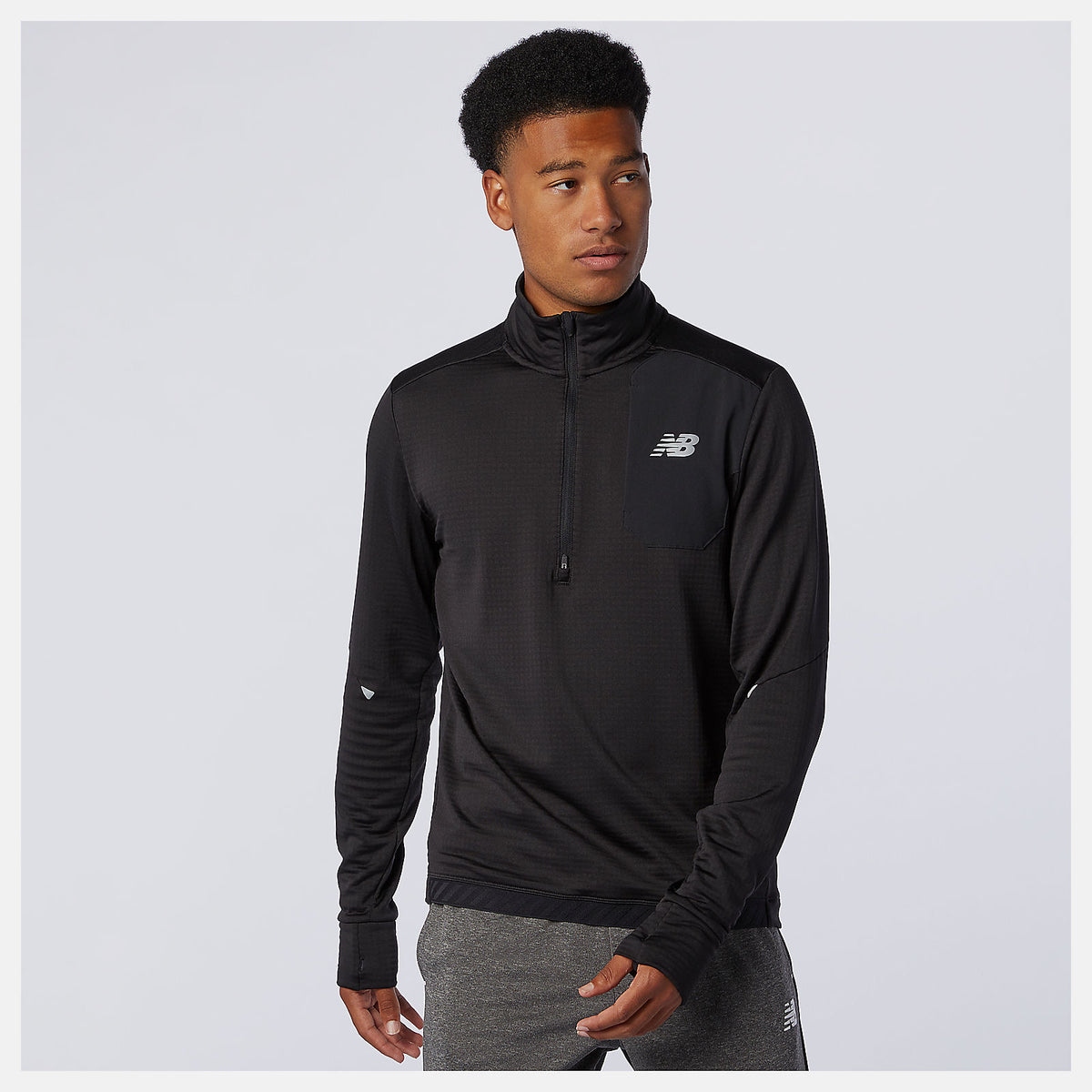 NB Heat Grid Half Zip | New Balance Clothing - Men