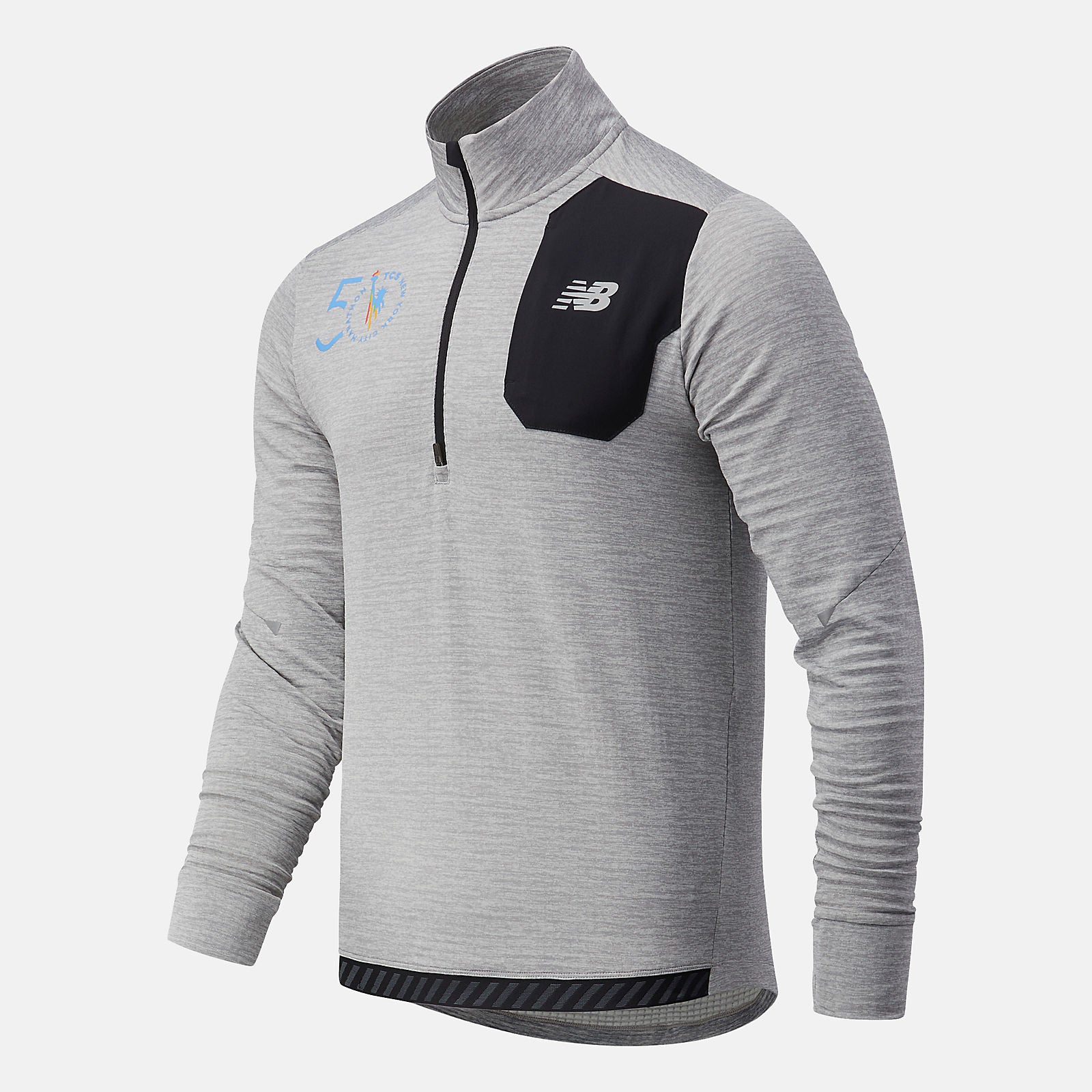 NYC Marathon Impact Run Grid Back Half Zip | New Balance Clothing - Men