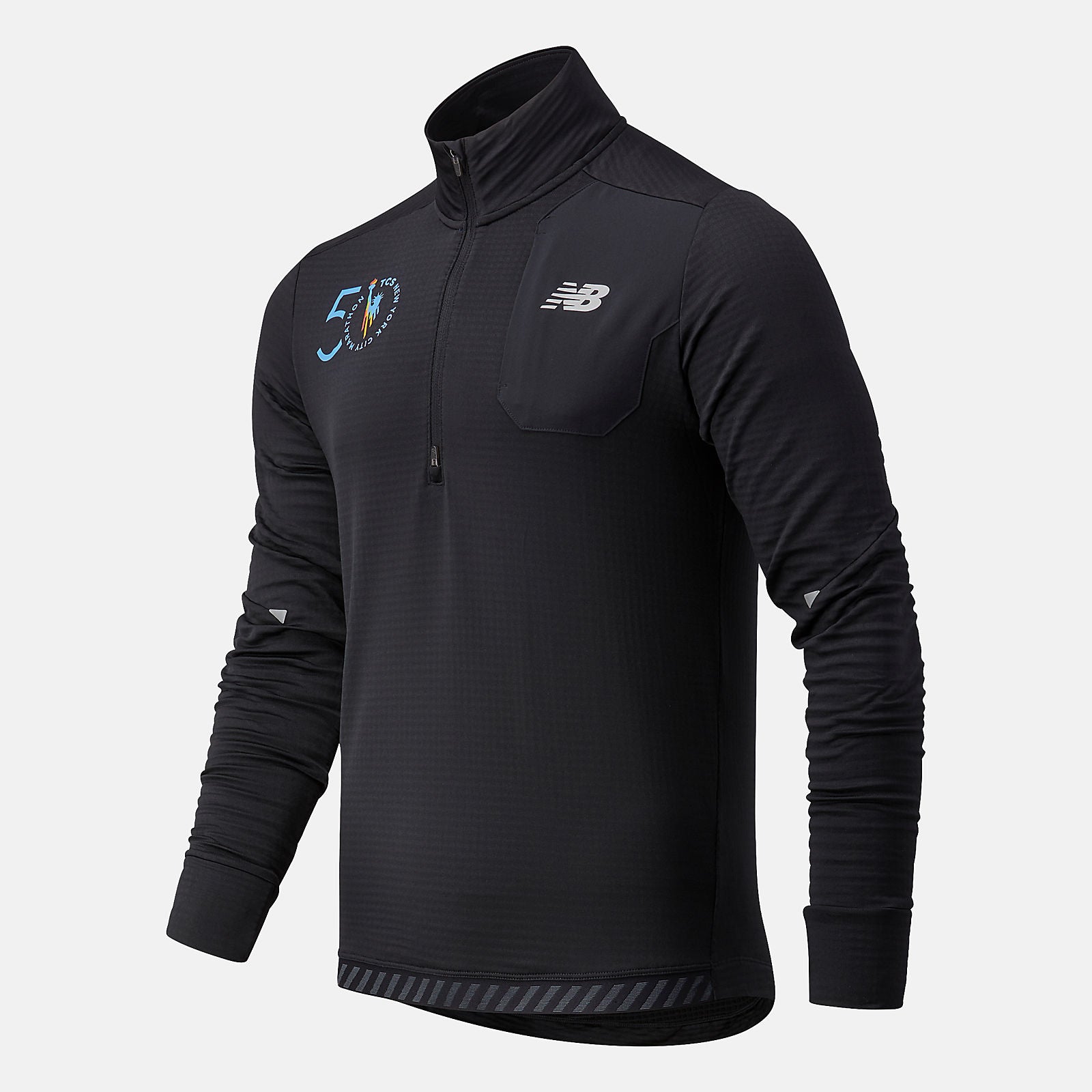 NYC Marathon Impact Run Grid Back Half Zip | New Balance Clothing - Men