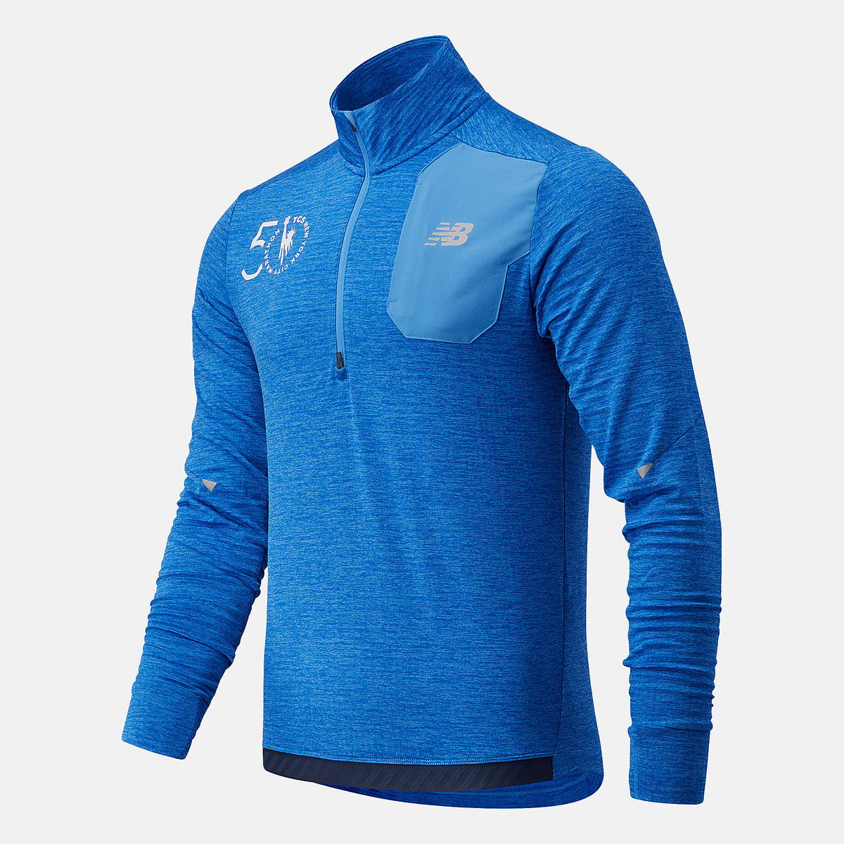 NYC Marathon Impact Run Grid Back Half Zip | New Balance Clothing - Men