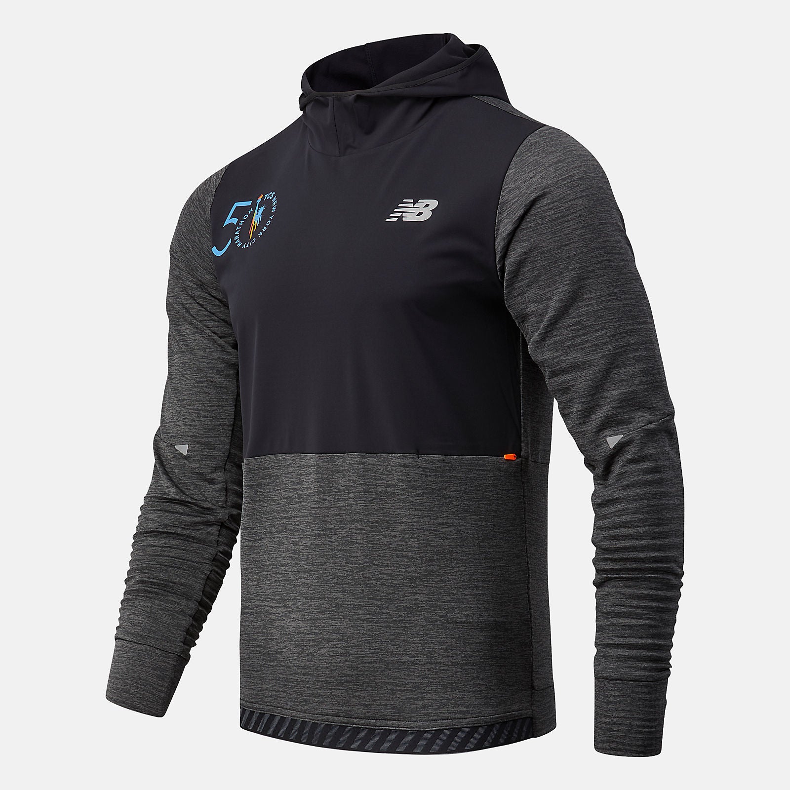 NYC Marathon Impact Run Grid Back Hoodie | New Balance Clothing - Men