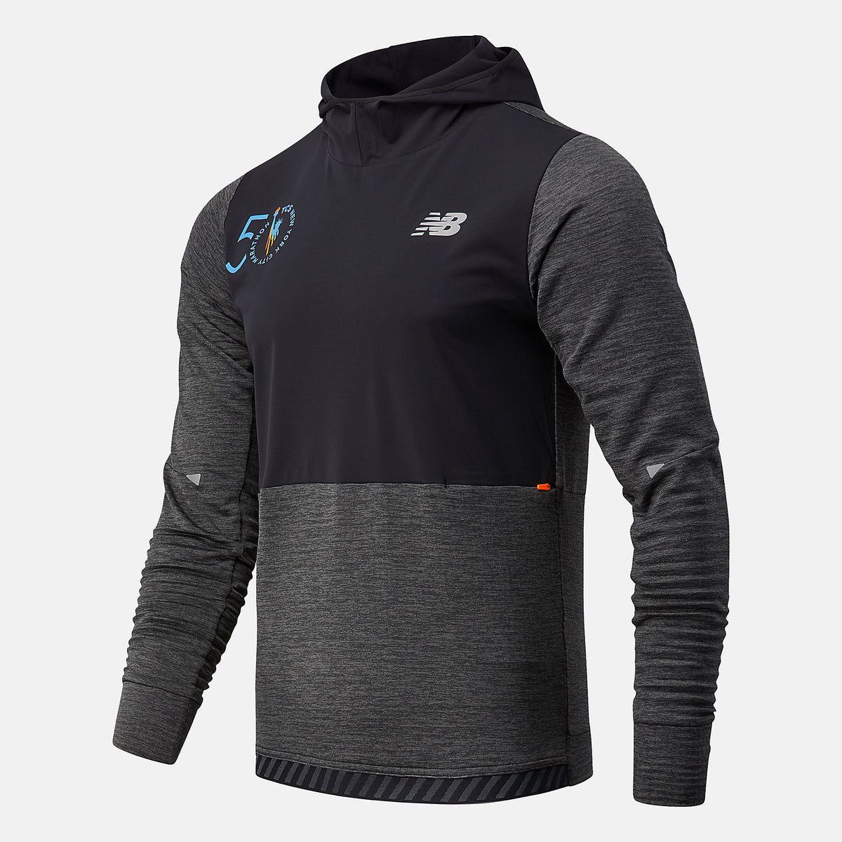 NYC Marathon Impact Run Grid Back Hoodie | New Balance Clothing - Men