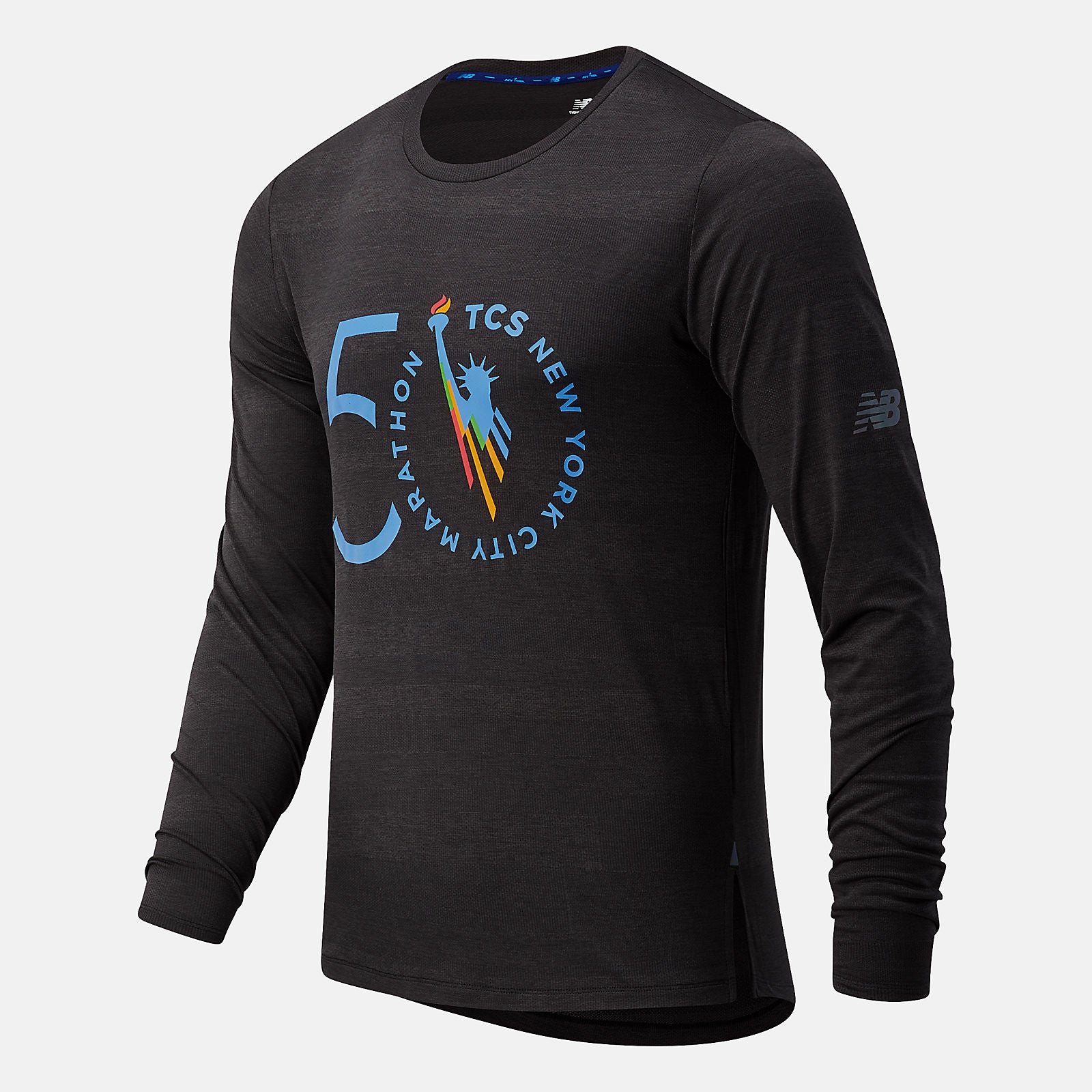 NYC Marathon Q Speed Fuel Jacquard Long Sleeve | New Balance Clothing - Men