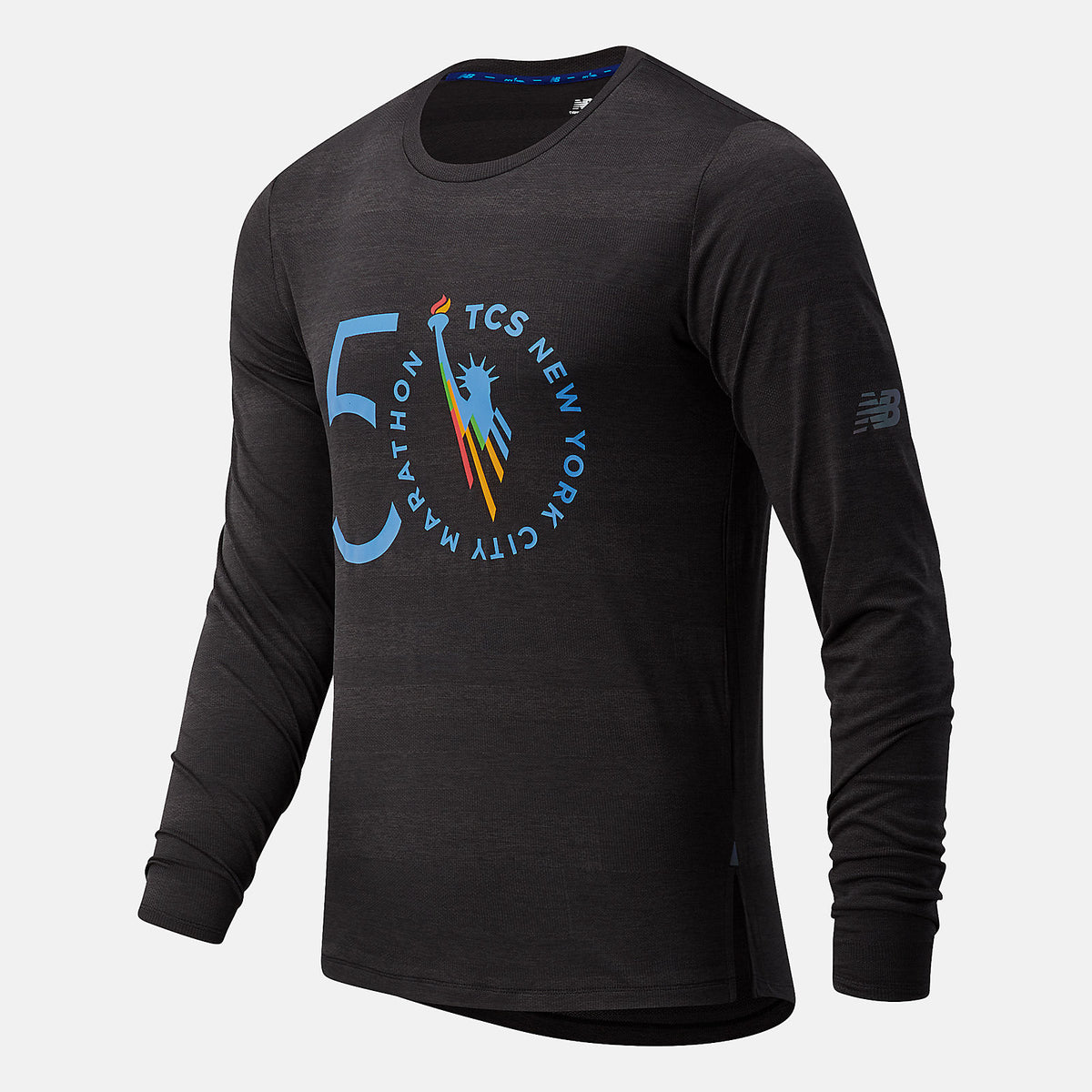 NYC Marathon Q Speed Fuel Jacquard Long Sleeve | New Balance Clothing - Men
