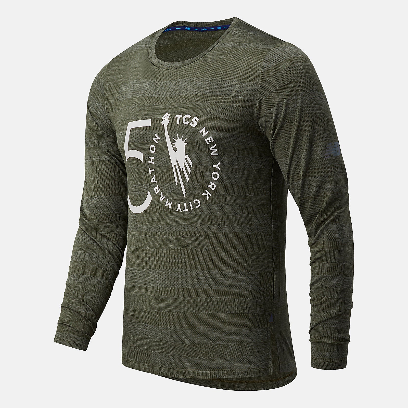 NYC Marathon Q Speed Fuel Jacquard Long Sleeve | New Balance Clothing - Men
