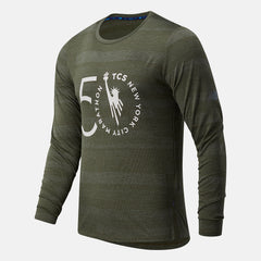 NYC Marathon Q Speed Fuel Jacquard Long Sleeve | New Balance Clothing - Men