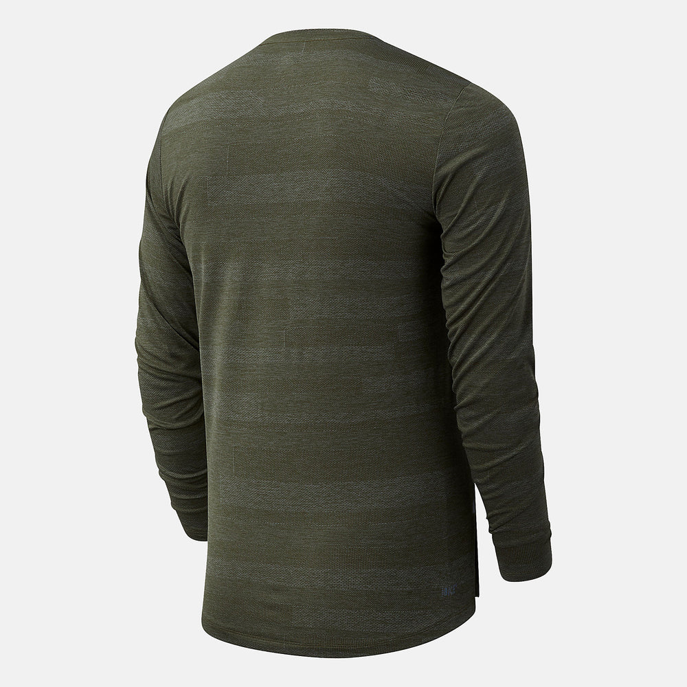 NYC Marathon Q Speed Fuel Jacquard Long Sleeve | New Balance Clothing - Men