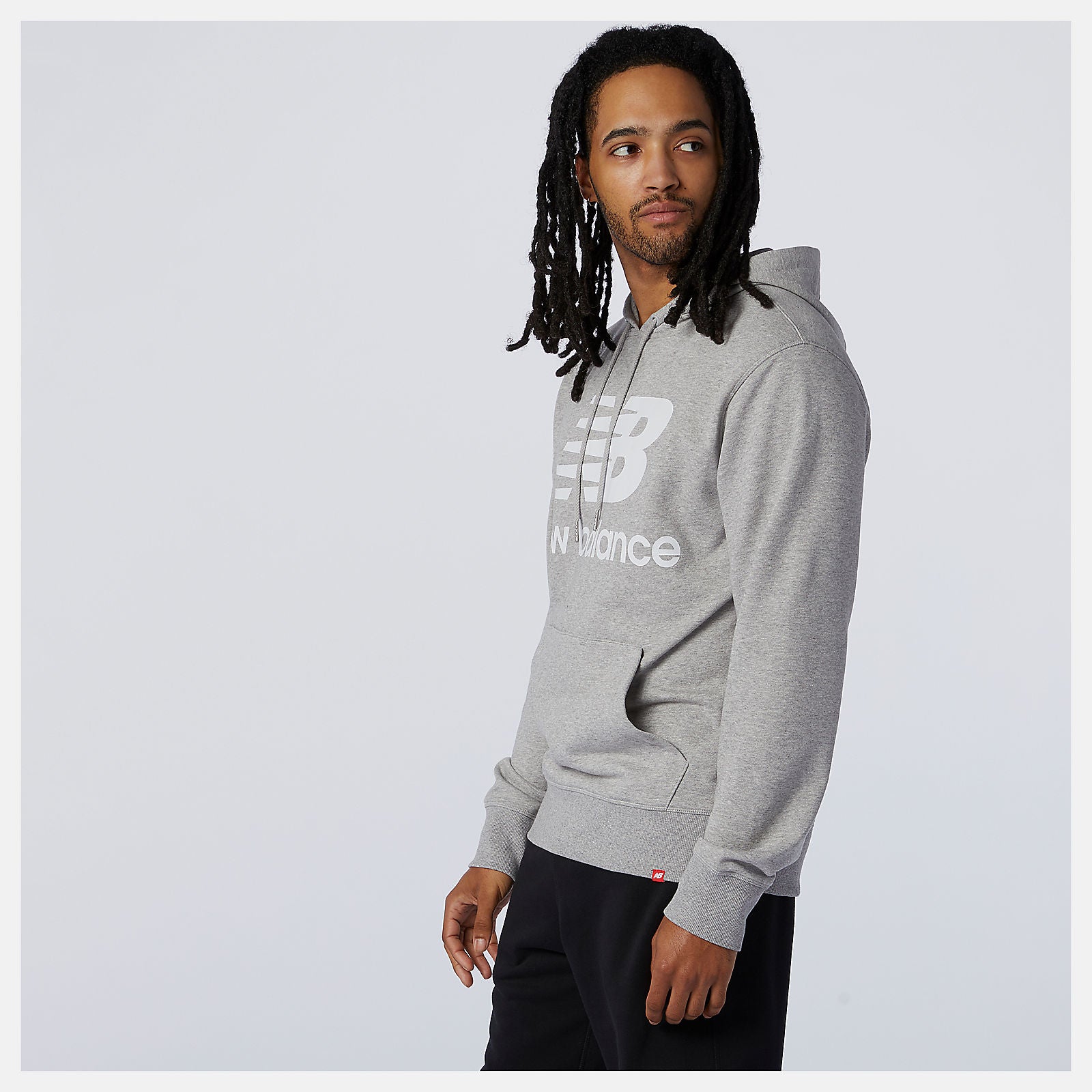 NB Essentials Stacked Logo Po Hoodie | New Balance Clothing - Men