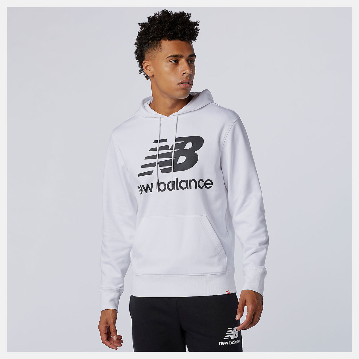 NB Essentials Stacked Logo Po Hoodie | New Balance Clothing - Men